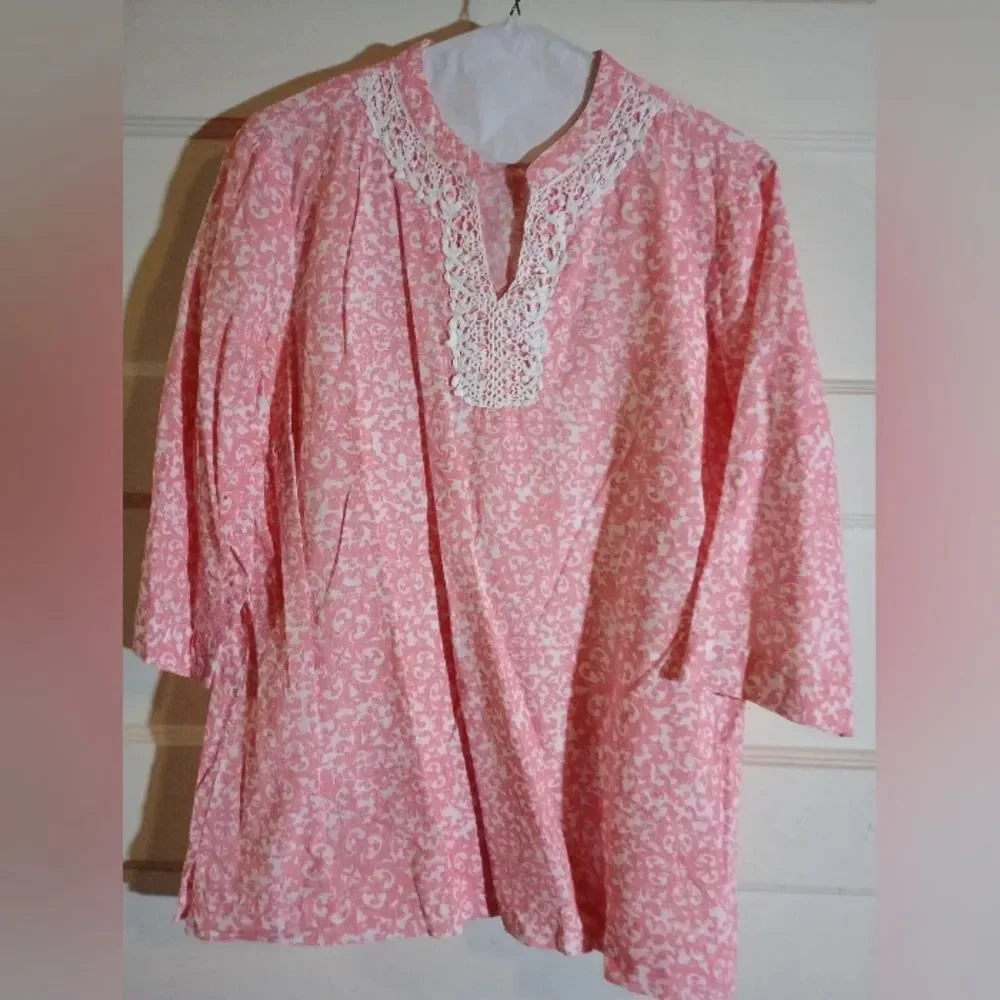 Appleseeds XL women's floral top